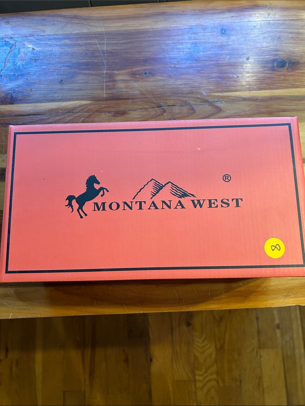 Montana West Orange Box with Black Logo and Trim